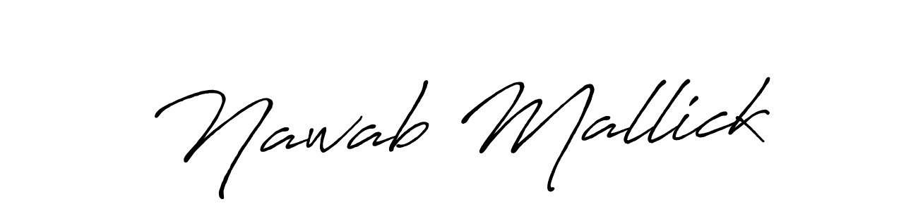 Also we have Nawab Mallick name is the best signature style. Create professional handwritten signature collection using Antro_Vectra_Bolder autograph style. Nawab Mallick signature style 7 images and pictures png