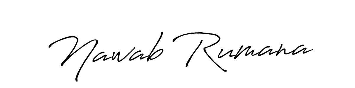 How to Draw Nawab Rumana signature style? Antro_Vectra_Bolder is a latest design signature styles for name Nawab Rumana. Nawab Rumana signature style 7 images and pictures png