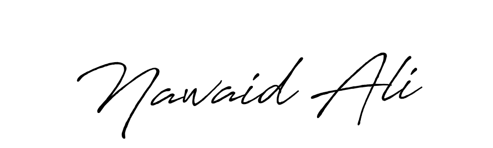 It looks lik you need a new signature style for name Nawaid Ali. Design unique handwritten (Antro_Vectra_Bolder) signature with our free signature maker in just a few clicks. Nawaid Ali signature style 7 images and pictures png