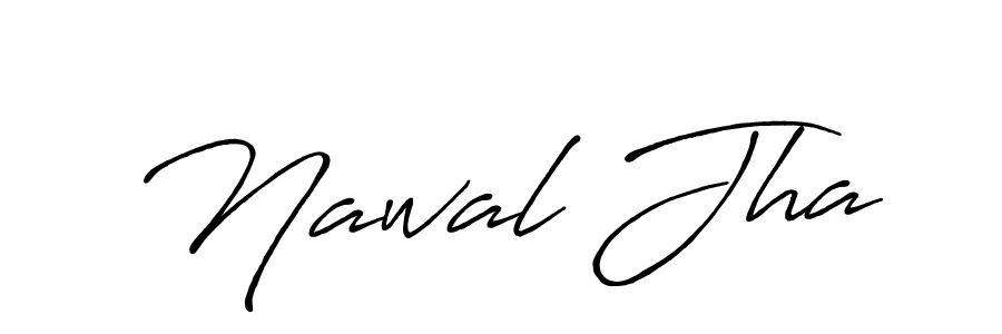 How to Draw Nawal Jha signature style? Antro_Vectra_Bolder is a latest design signature styles for name Nawal Jha. Nawal Jha signature style 7 images and pictures png