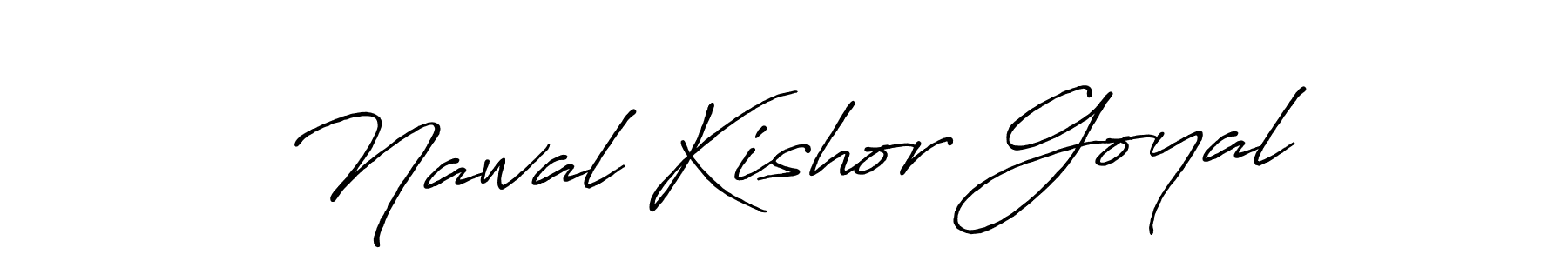 It looks lik you need a new signature style for name Nawal Kishor Goyal. Design unique handwritten (Antro_Vectra_Bolder) signature with our free signature maker in just a few clicks. Nawal Kishor Goyal signature style 7 images and pictures png