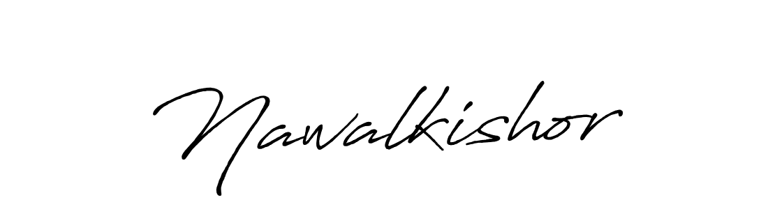 Similarly Antro_Vectra_Bolder is the best handwritten signature design. Signature creator online .You can use it as an online autograph creator for name Nawalkishor. Nawalkishor signature style 7 images and pictures png