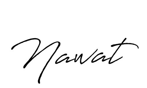 Here are the top 10 professional signature styles for the name Nawat. These are the best autograph styles you can use for your name. Nawat signature style 7 images and pictures png