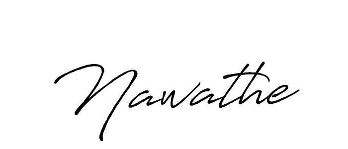 You should practise on your own different ways (Antro_Vectra_Bolder) to write your name (Nawathe) in signature. don't let someone else do it for you. Nawathe signature style 7 images and pictures png