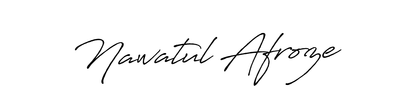 Nawatul Afroze stylish signature style. Best Handwritten Sign (Antro_Vectra_Bolder) for my name. Handwritten Signature Collection Ideas for my name Nawatul Afroze. Nawatul Afroze signature style 7 images and pictures png