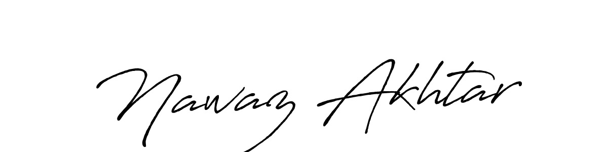 Also we have Nawaz Akhtar name is the best signature style. Create professional handwritten signature collection using Antro_Vectra_Bolder autograph style. Nawaz Akhtar signature style 7 images and pictures png