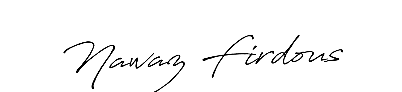 The best way (Antro_Vectra_Bolder) to make a short signature is to pick only two or three words in your name. The name Nawaz Firdous include a total of six letters. For converting this name. Nawaz Firdous signature style 7 images and pictures png