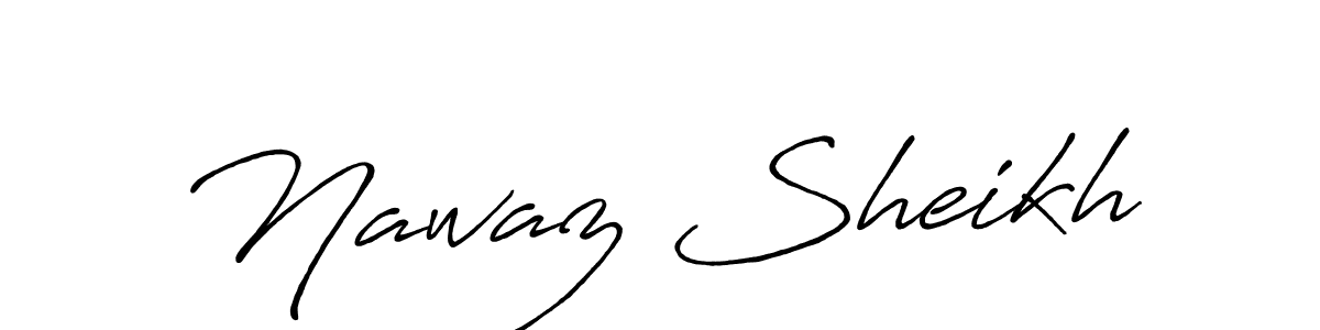 Similarly Antro_Vectra_Bolder is the best handwritten signature design. Signature creator online .You can use it as an online autograph creator for name Nawaz Sheikh. Nawaz Sheikh signature style 7 images and pictures png