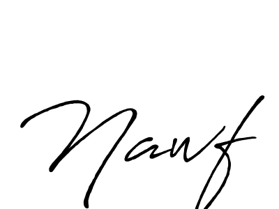 Make a beautiful signature design for name Nawf. Use this online signature maker to create a handwritten signature for free. Nawf signature style 7 images and pictures png