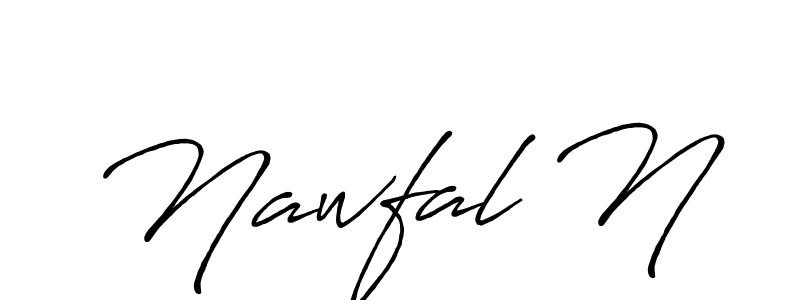 Best and Professional Signature Style for Nawfal N. Antro_Vectra_Bolder Best Signature Style Collection. Nawfal N signature style 7 images and pictures png