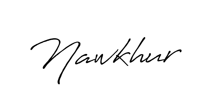 How to make Nawkhur signature? Antro_Vectra_Bolder is a professional autograph style. Create handwritten signature for Nawkhur name. Nawkhur signature style 7 images and pictures png