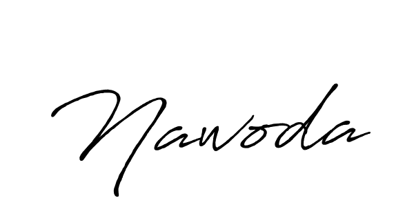 Nawoda stylish signature style. Best Handwritten Sign (Antro_Vectra_Bolder) for my name. Handwritten Signature Collection Ideas for my name Nawoda. Nawoda signature style 7 images and pictures png