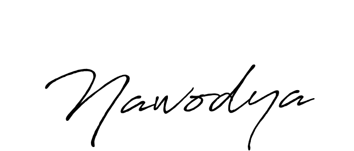 Antro_Vectra_Bolder is a professional signature style that is perfect for those who want to add a touch of class to their signature. It is also a great choice for those who want to make their signature more unique. Get Nawodya name to fancy signature for free. Nawodya signature style 7 images and pictures png
