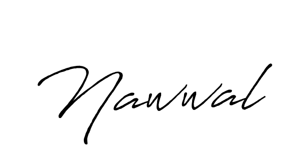 How to make Nawwal signature? Antro_Vectra_Bolder is a professional autograph style. Create handwritten signature for Nawwal name. Nawwal signature style 7 images and pictures png