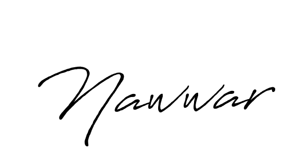 Similarly Antro_Vectra_Bolder is the best handwritten signature design. Signature creator online .You can use it as an online autograph creator for name Nawwar. Nawwar signature style 7 images and pictures png
