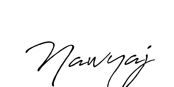 Nawyaj stylish signature style. Best Handwritten Sign (Antro_Vectra_Bolder) for my name. Handwritten Signature Collection Ideas for my name Nawyaj. Nawyaj signature style 7 images and pictures png