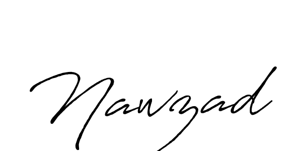 Design your own signature with our free online signature maker. With this signature software, you can create a handwritten (Antro_Vectra_Bolder) signature for name Nawzad. Nawzad signature style 7 images and pictures png