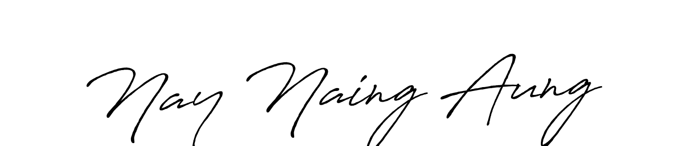 It looks lik you need a new signature style for name Nay Naing Aung. Design unique handwritten (Antro_Vectra_Bolder) signature with our free signature maker in just a few clicks. Nay Naing Aung signature style 7 images and pictures png