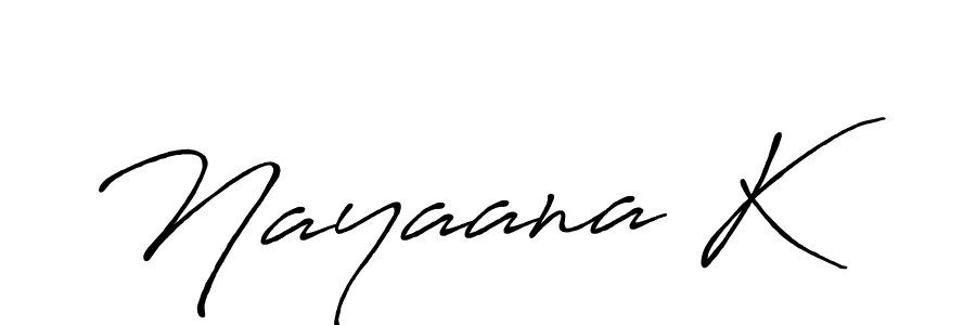 Also we have Nayaana K name is the best signature style. Create professional handwritten signature collection using Antro_Vectra_Bolder autograph style. Nayaana K signature style 7 images and pictures png