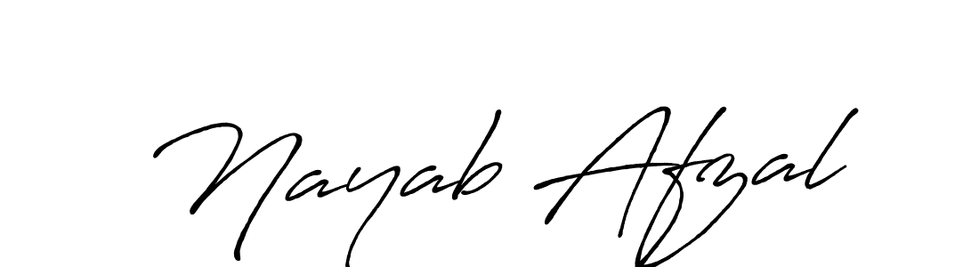 Make a beautiful signature design for name Nayab Afzal. Use this online signature maker to create a handwritten signature for free. Nayab Afzal signature style 7 images and pictures png