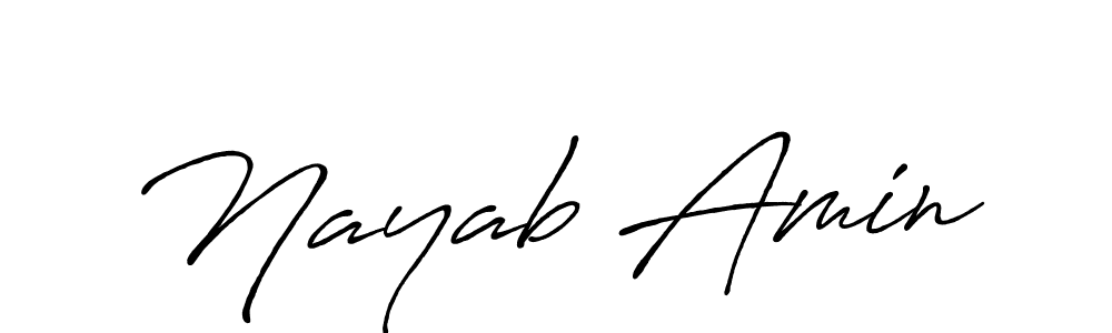 The best way (Antro_Vectra_Bolder) to make a short signature is to pick only two or three words in your name. The name Nayab Amin include a total of six letters. For converting this name. Nayab Amin signature style 7 images and pictures png