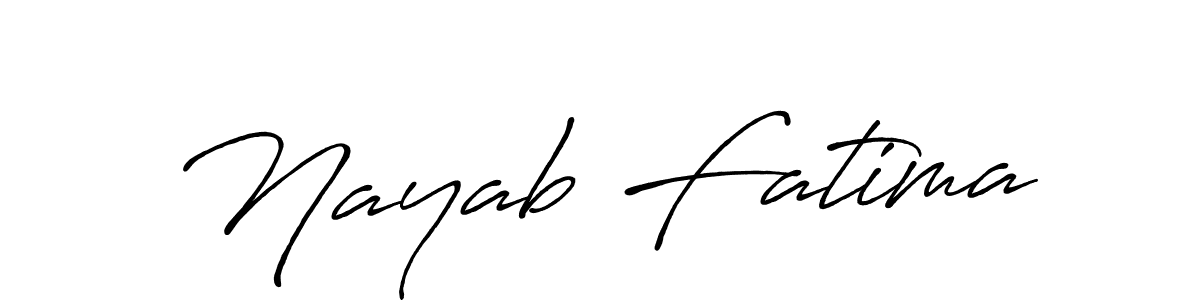 Also You can easily find your signature by using the search form. We will create Nayab Fatima name handwritten signature images for you free of cost using Antro_Vectra_Bolder sign style. Nayab Fatima signature style 7 images and pictures png