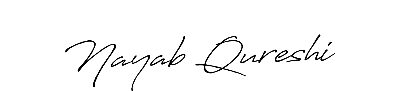 Make a beautiful signature design for name Nayab Qureshi. Use this online signature maker to create a handwritten signature for free. Nayab Qureshi signature style 7 images and pictures png