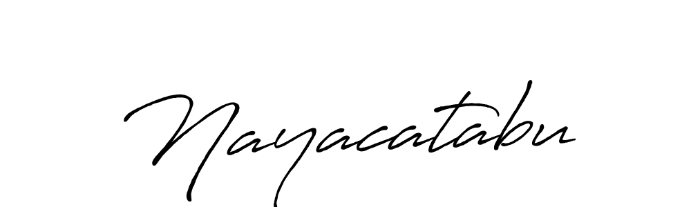 Antro_Vectra_Bolder is a professional signature style that is perfect for those who want to add a touch of class to their signature. It is also a great choice for those who want to make their signature more unique. Get Nayacatabu name to fancy signature for free. Nayacatabu signature style 7 images and pictures png