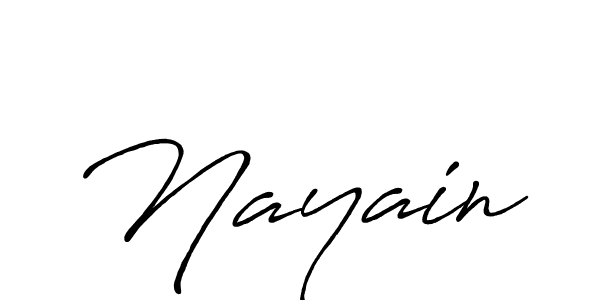 It looks lik you need a new signature style for name Nayain. Design unique handwritten (Antro_Vectra_Bolder) signature with our free signature maker in just a few clicks. Nayain signature style 7 images and pictures png