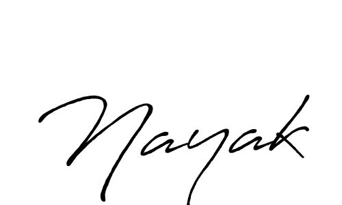 How to make Nayak name signature. Use Antro_Vectra_Bolder style for creating short signs online. This is the latest handwritten sign. Nayak signature style 7 images and pictures png