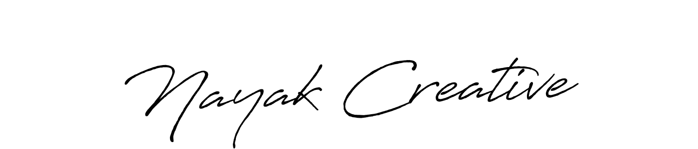 Similarly Antro_Vectra_Bolder is the best handwritten signature design. Signature creator online .You can use it as an online autograph creator for name Nayak Creative. Nayak Creative signature style 7 images and pictures png