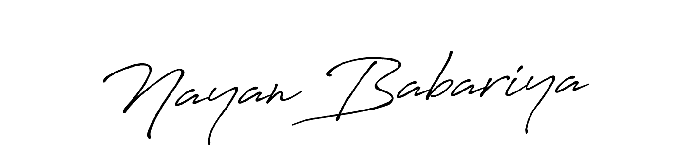 You should practise on your own different ways (Antro_Vectra_Bolder) to write your name (Nayan Babariya) in signature. don't let someone else do it for you. Nayan Babariya signature style 7 images and pictures png