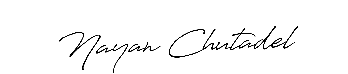 How to Draw Nayan Chutadel signature style? Antro_Vectra_Bolder is a latest design signature styles for name Nayan Chutadel. Nayan Chutadel signature style 7 images and pictures png