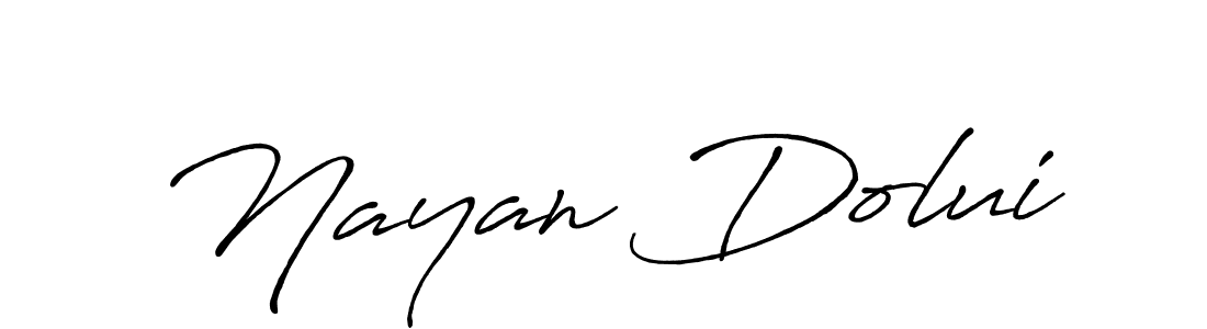 Similarly Antro_Vectra_Bolder is the best handwritten signature design. Signature creator online .You can use it as an online autograph creator for name Nayan Dolui. Nayan Dolui signature style 7 images and pictures png