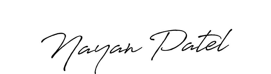 Make a beautiful signature design for name Nayan Patel. Use this online signature maker to create a handwritten signature for free. Nayan Patel signature style 7 images and pictures png