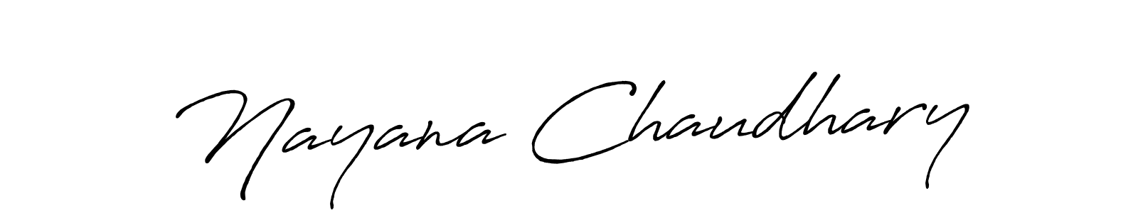 Make a beautiful signature design for name Nayana Chaudhary. Use this online signature maker to create a handwritten signature for free. Nayana Chaudhary signature style 7 images and pictures png