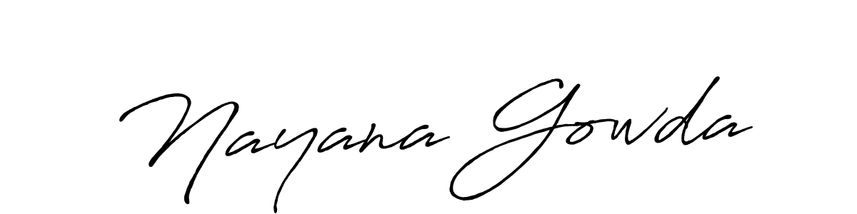 if you are searching for the best signature style for your name Nayana Gowda. so please give up your signature search. here we have designed multiple signature styles  using Antro_Vectra_Bolder. Nayana Gowda signature style 7 images and pictures png