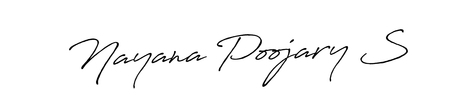 Make a beautiful signature design for name Nayana Poojary S. Use this online signature maker to create a handwritten signature for free. Nayana Poojary S signature style 7 images and pictures png