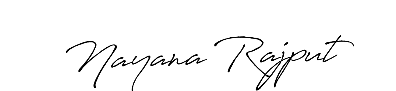 Also we have Nayana Rajput name is the best signature style. Create professional handwritten signature collection using Antro_Vectra_Bolder autograph style. Nayana Rajput signature style 7 images and pictures png