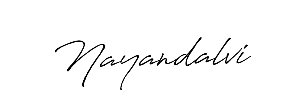 Nayandalvi stylish signature style. Best Handwritten Sign (Antro_Vectra_Bolder) for my name. Handwritten Signature Collection Ideas for my name Nayandalvi. Nayandalvi signature style 7 images and pictures png