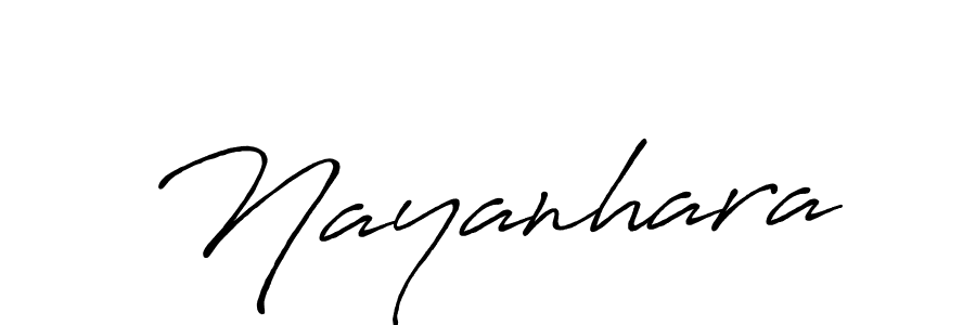 Create a beautiful signature design for name Nayanhara. With this signature (Antro_Vectra_Bolder) fonts, you can make a handwritten signature for free. Nayanhara signature style 7 images and pictures png