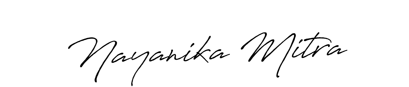 How to make Nayanika Mitra signature? Antro_Vectra_Bolder is a professional autograph style. Create handwritten signature for Nayanika Mitra name. Nayanika Mitra signature style 7 images and pictures png