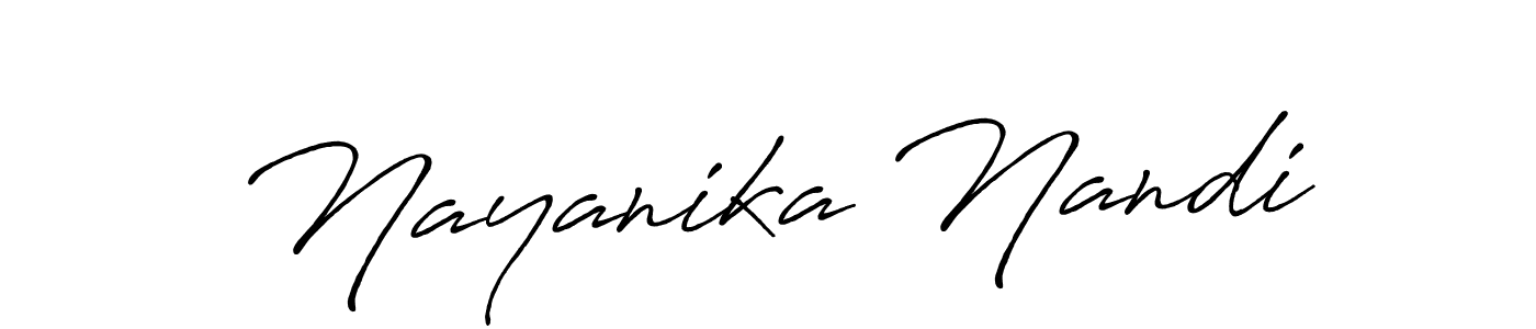 Use a signature maker to create a handwritten signature online. With this signature software, you can design (Antro_Vectra_Bolder) your own signature for name Nayanika Nandi. Nayanika Nandi signature style 7 images and pictures png