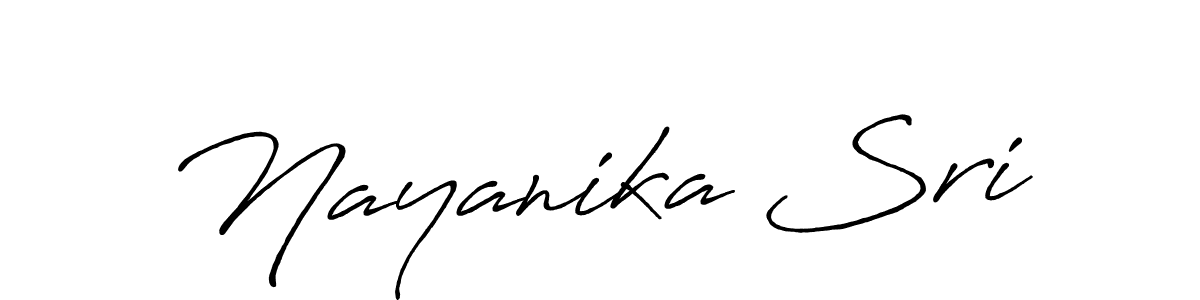 You should practise on your own different ways (Antro_Vectra_Bolder) to write your name (Nayanika Sri) in signature. don't let someone else do it for you. Nayanika Sri signature style 7 images and pictures png