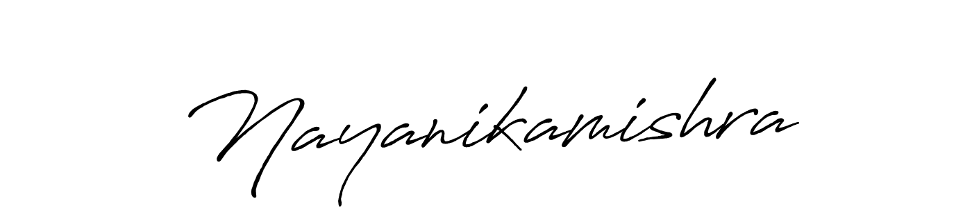 Antro_Vectra_Bolder is a professional signature style that is perfect for those who want to add a touch of class to their signature. It is also a great choice for those who want to make their signature more unique. Get Nayanikamishra name to fancy signature for free. Nayanikamishra signature style 7 images and pictures png