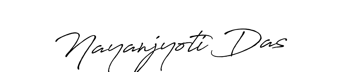 Create a beautiful signature design for name Nayanjyoti Das. With this signature (Antro_Vectra_Bolder) fonts, you can make a handwritten signature for free. Nayanjyoti Das signature style 7 images and pictures png