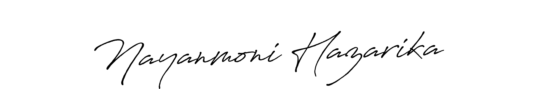 Also we have Nayanmoni Hazarika name is the best signature style. Create professional handwritten signature collection using Antro_Vectra_Bolder autograph style. Nayanmoni Hazarika signature style 7 images and pictures png