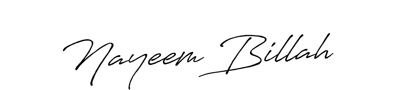 You can use this online signature creator to create a handwritten signature for the name Nayeem Billah. This is the best online autograph maker. Nayeem Billah signature style 7 images and pictures png