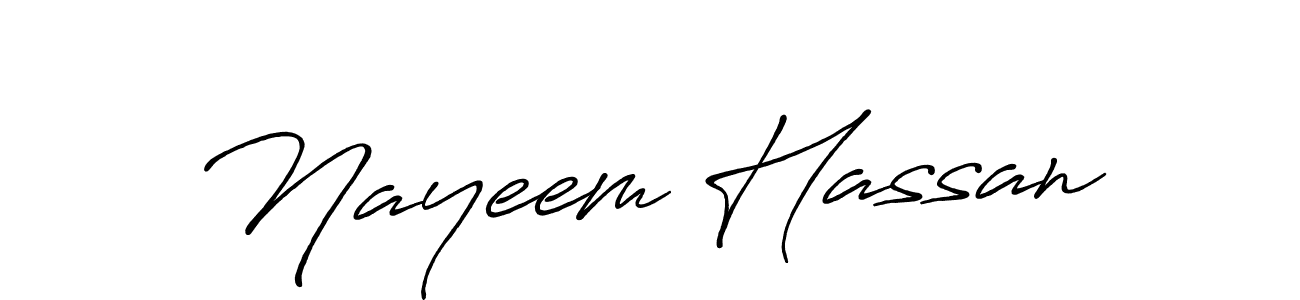 You can use this online signature creator to create a handwritten signature for the name Nayeem Hassan. This is the best online autograph maker. Nayeem Hassan signature style 7 images and pictures png