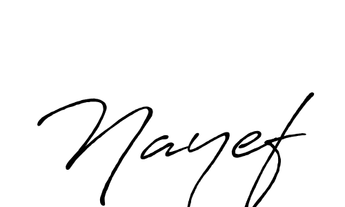 Design your own signature with our free online signature maker. With this signature software, you can create a handwritten (Antro_Vectra_Bolder) signature for name Nayef. Nayef signature style 7 images and pictures png